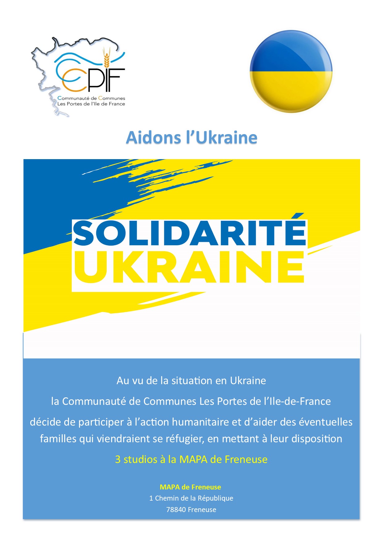 Aidons l’Ukraine